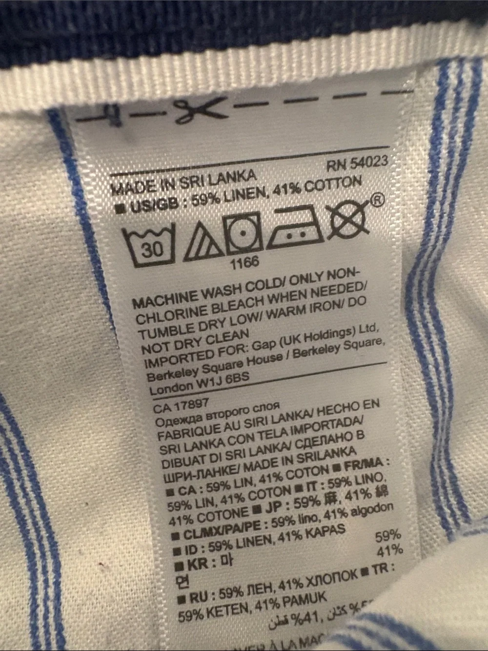 Banana Republic Men's Blue Printed Aiden Casual Linen Blend Shorts Sz 33